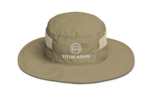 Titus Arms branded Columbia booney hat