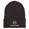 Titus Arms beanie (dark colors) - Image 4