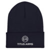 Titus Arms beanie (dark colors) - Image 3